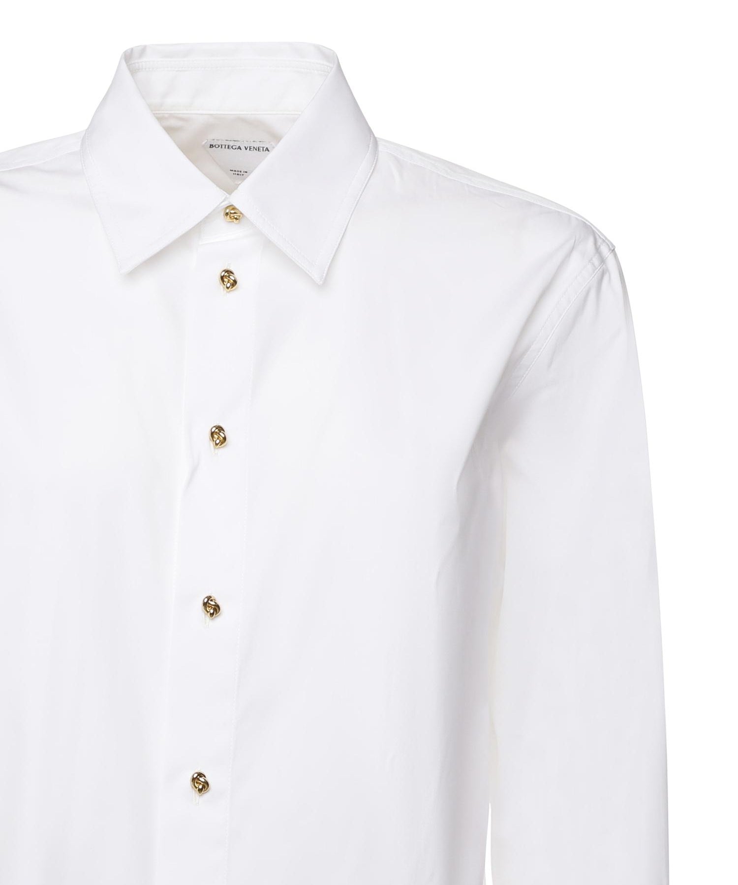 Camicia in popeline di cotone 838420 V2H209000 BOTTEGA VENETA 