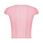 Maglia Tambora a costine<BR/> 104773 A1NDN50 PINKO 