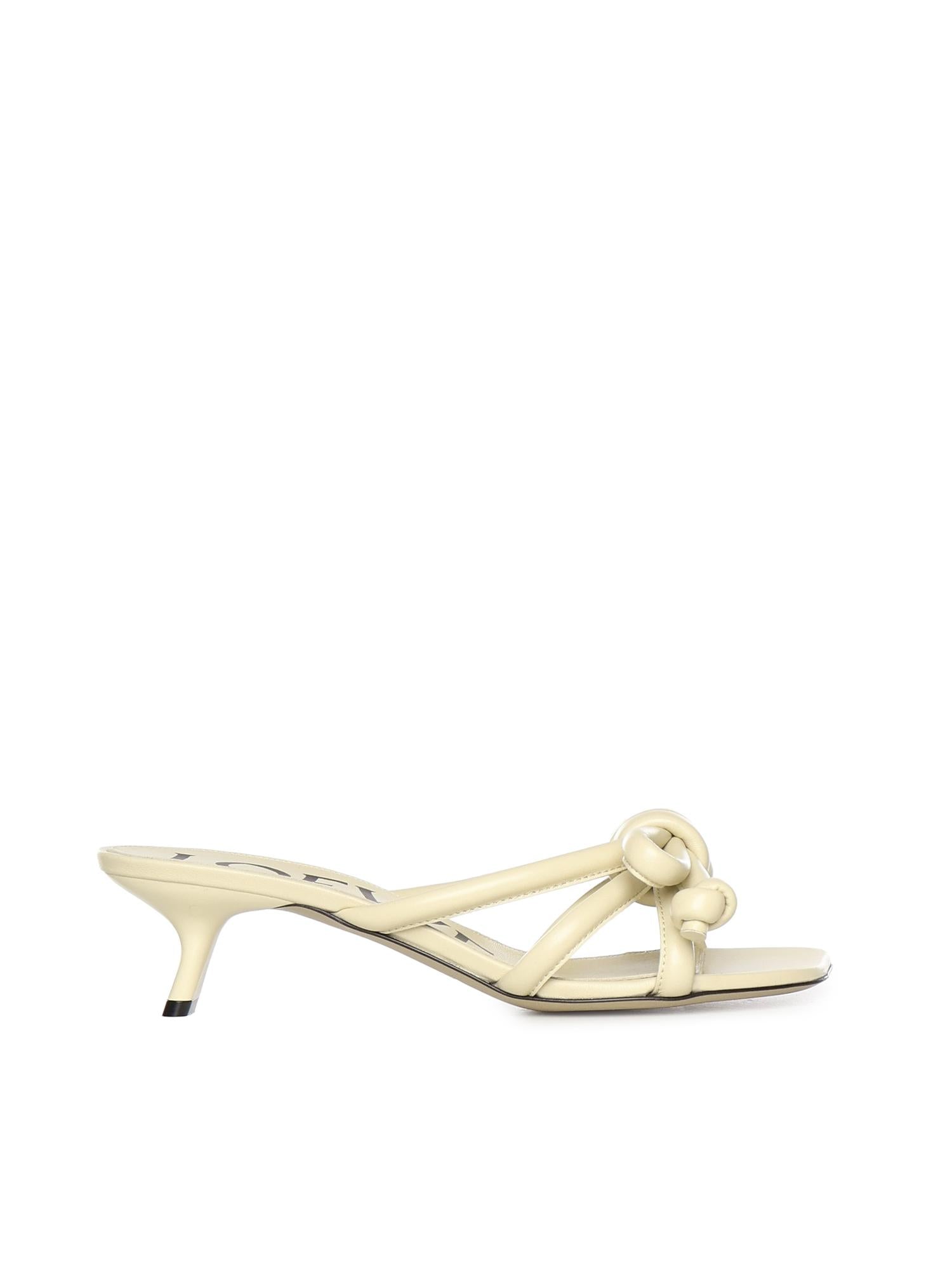 Sandalo Flamenco Knot in pelle LLSP465X10 8020 LOEWE 