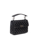 Borsa media Rockstud Spike in nappa<BR/> 5W0B0122 NAP0NO VALENTINO GARAVANI 