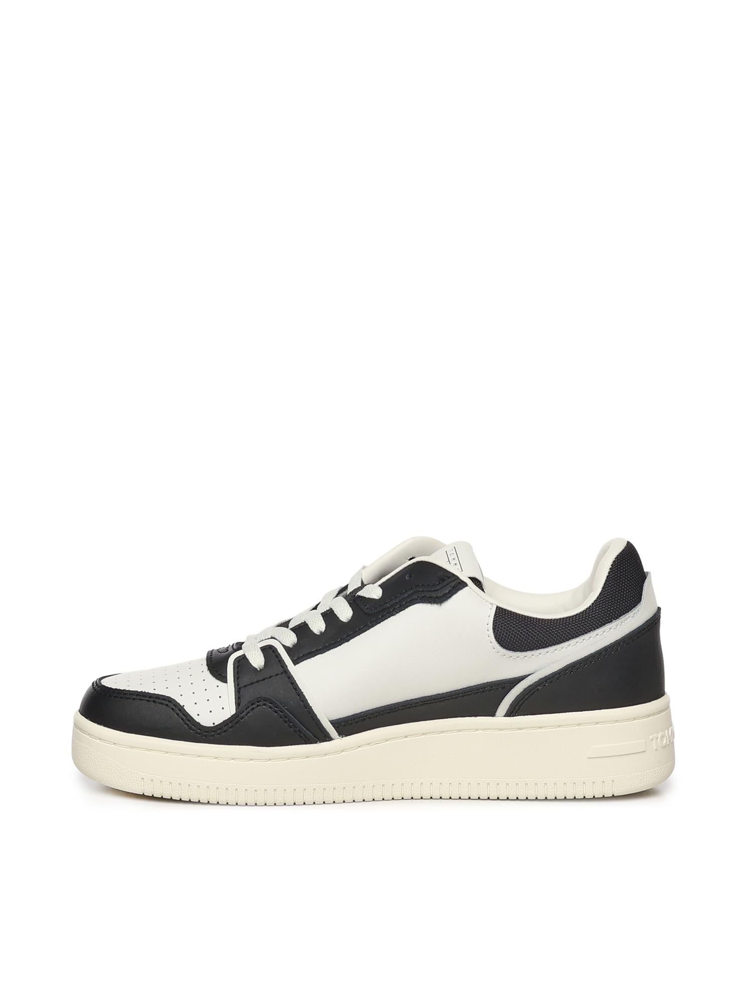 Sneakers Retrò in pelle EM0EM01610 BDS TOMMY HILFIGER 