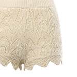Shorts Lelia in cotone KB0047 CREAM FOR LOVE & LEMONS 
