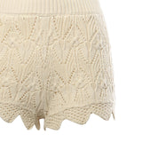 Shorts Lelia in cotone KB0047 CREAM FOR LOVE & LEMONS 