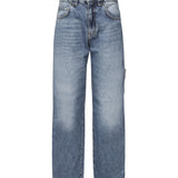 Jeans balloon con dettagli workwear 105542 A2RPPJD PINKO 