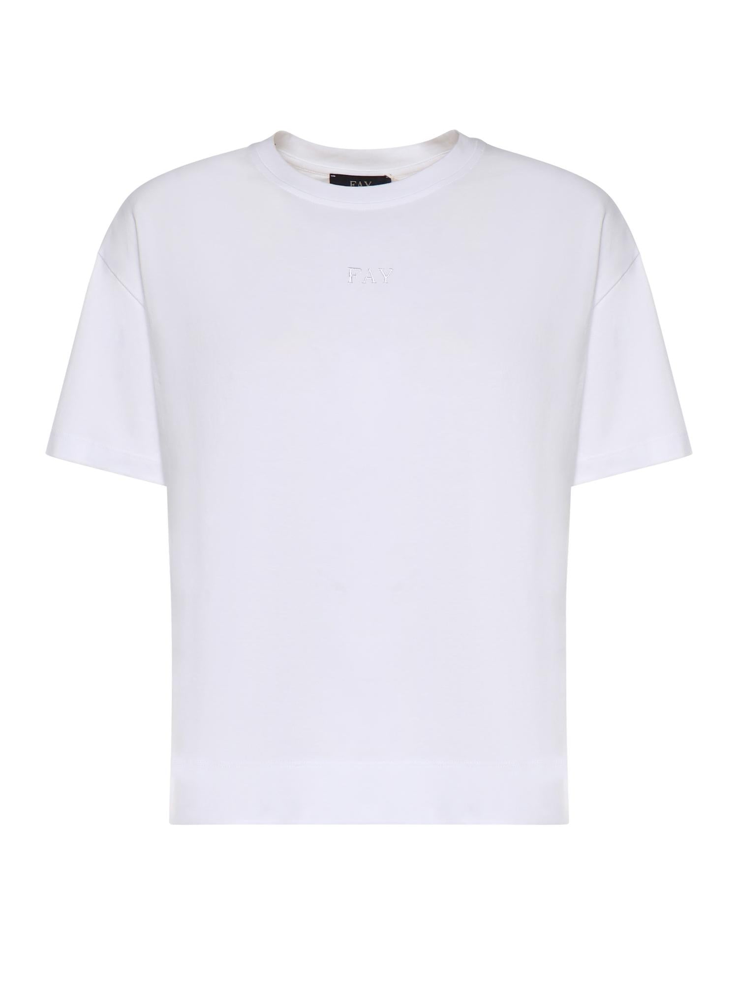 T-shirt in cotone NPWB2526610ZEM B001 FAY 