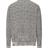 Maglione grigio con logo integrato RMP25003MA  JOHN RICHMOND 