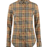 Camicia con motivo Vintage check 8022284 A7028 BURBERRY 