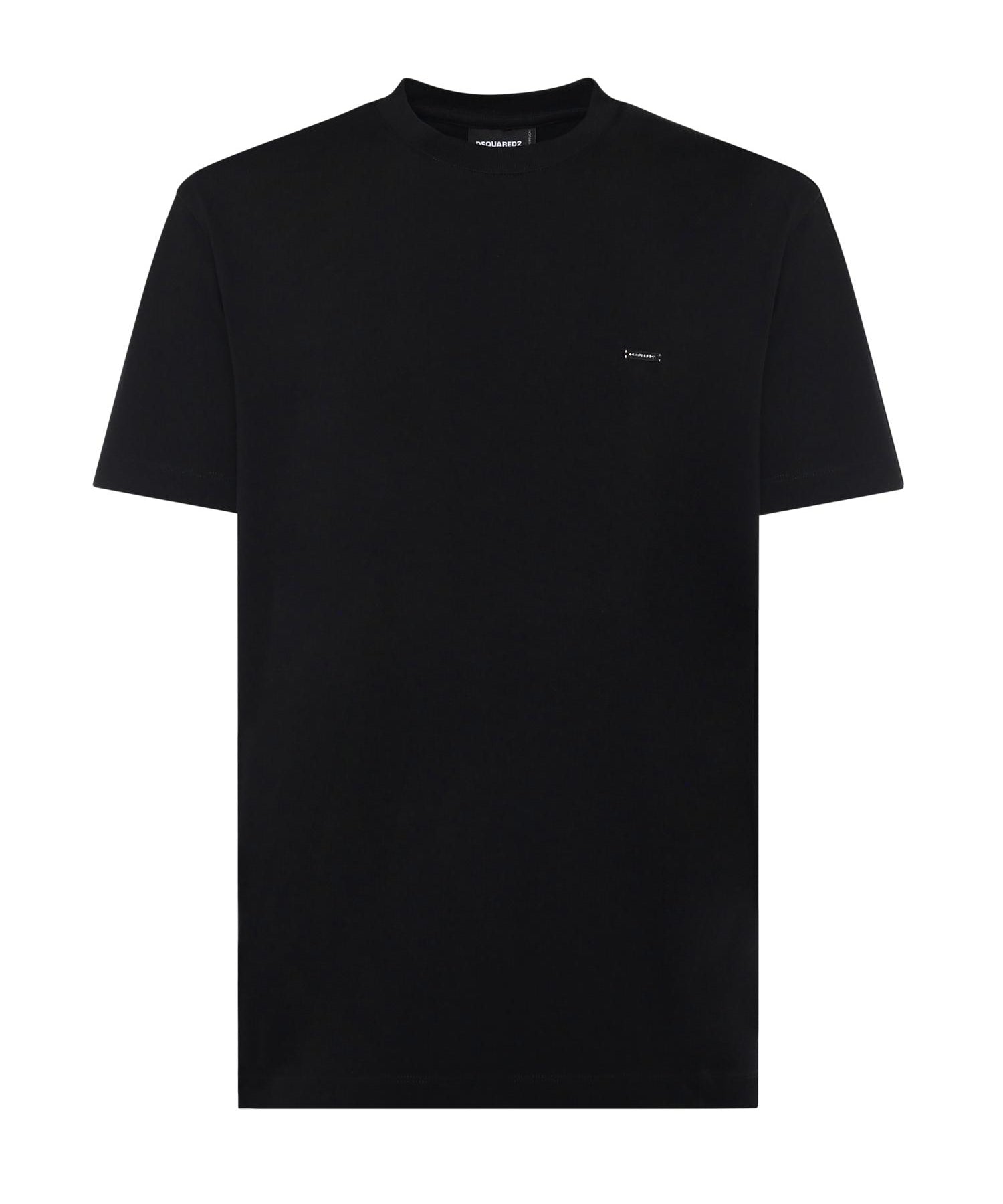 T-shirt in jersey con logo<BR/> S74GD1522 D20106900 DSQUARED2 