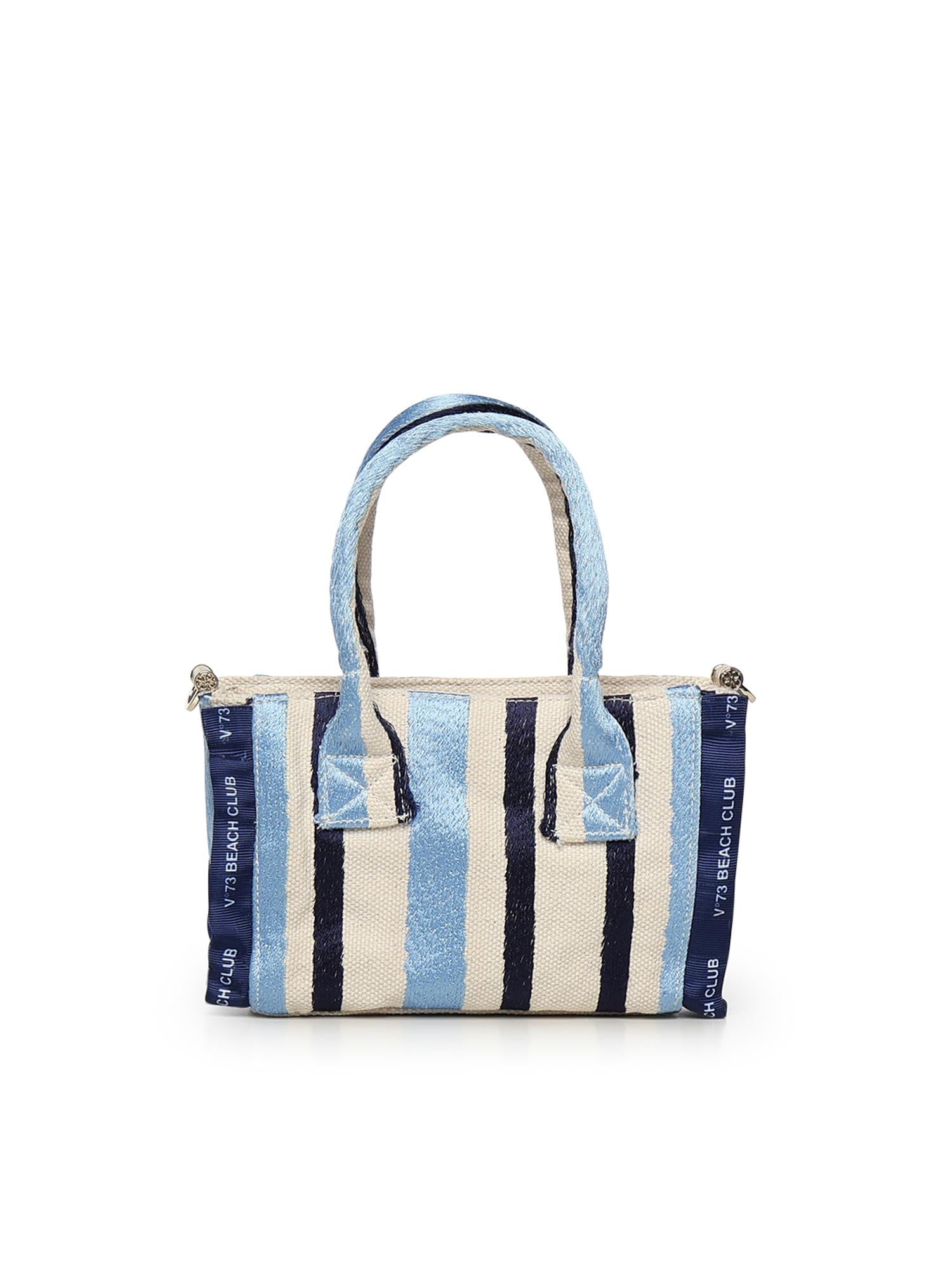 Mini bag con logo 73BS9MV03R ILENEAZZURRO/MULTICOLOR V° 73 