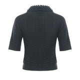 Maglia stile polo con perle 105484 A2QZX34 PINKO 