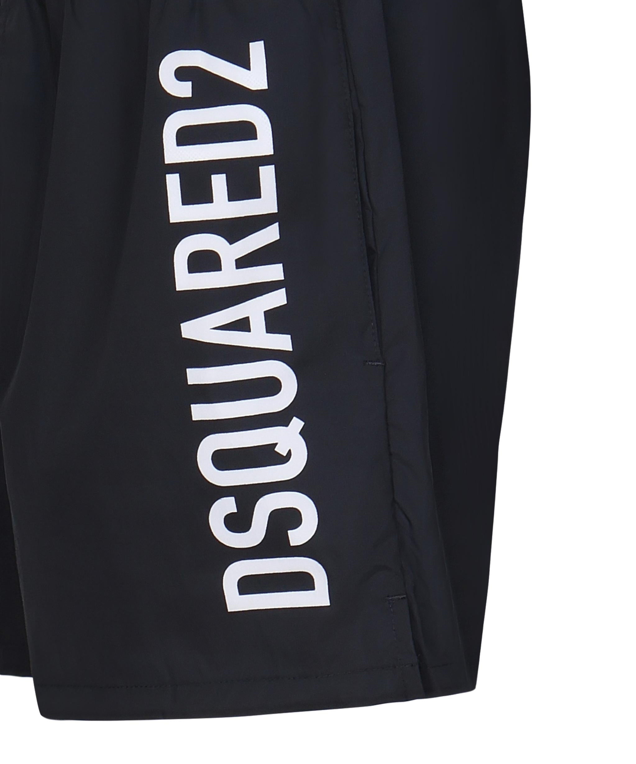 Boxer midi con logo D7B646000 417 DSQUARED2 