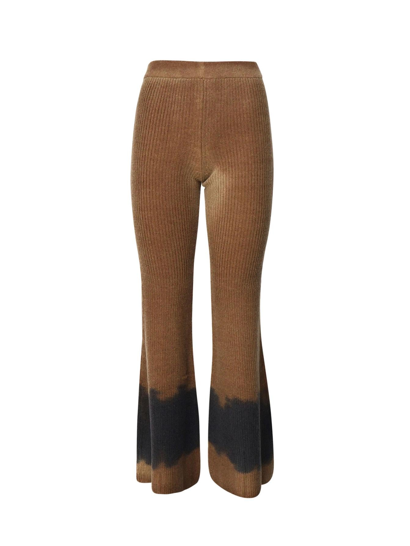 Pantaloni flare in maglia PTKD07085  INSPIRED BY AKEP 