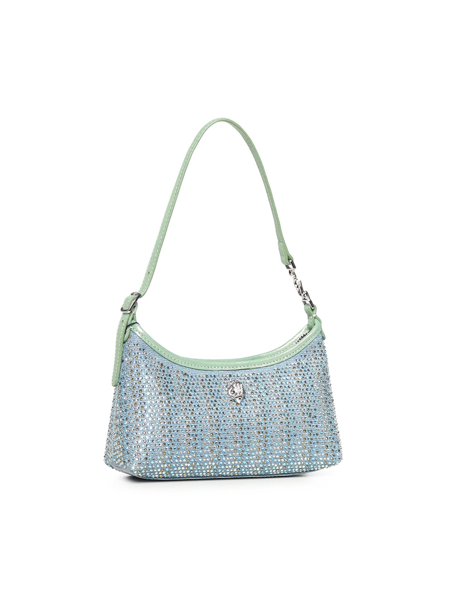 Borsa a spalla Kurt con cristalli 5586086609 BLUE KURT GEIGER 