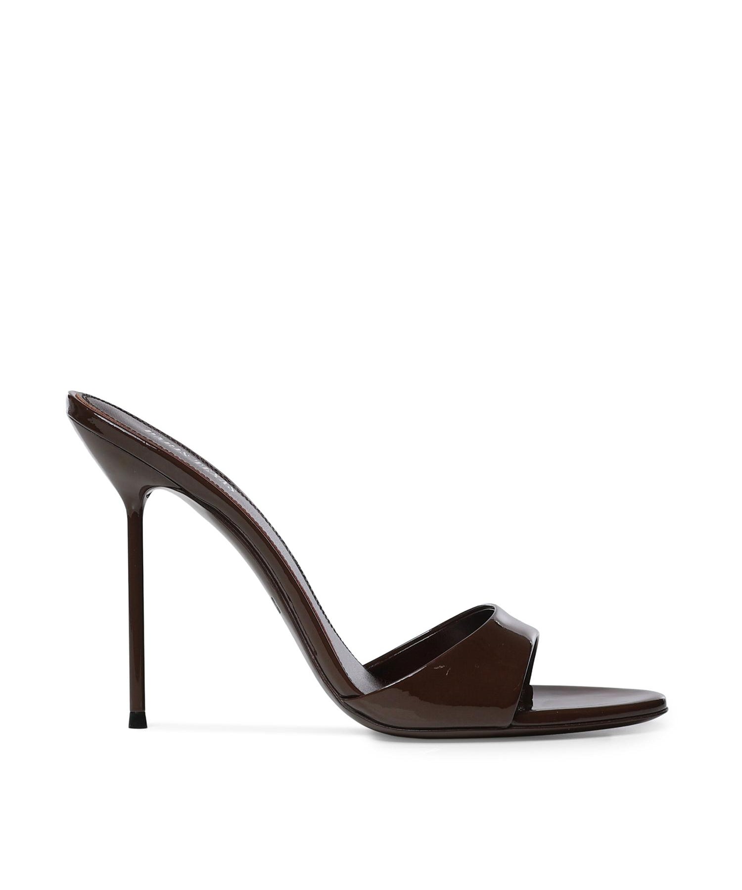 Mule Lidia in vernice PX836 XVN01PATENT BLACK PARIS TEXAS 