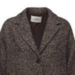 Cappotto midi melange DJ0063 VAR.UNICA OTTOD'AME 