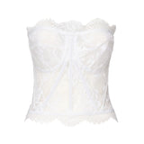 Top bustier in pizzo F72X4T HLMQJW0800 DOLCE & GABBANA 