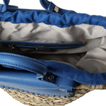 Mini bag Vanna con logo 73BS9N202 VANNABLUET/NATURALE V° 73 
