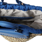 Mini bag Vanna con logo 73BS9N202 VANNABLUET/NATURALE V° 73 