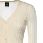 Cardigan in maglia leggera a coste 106321 A34BC14 PINKO 