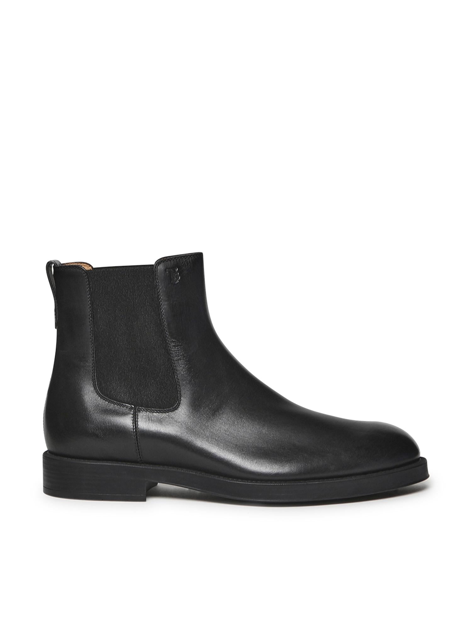 Stivaletto Chelsea in pelle XXM75L00P20D90 B999 TOD'S 