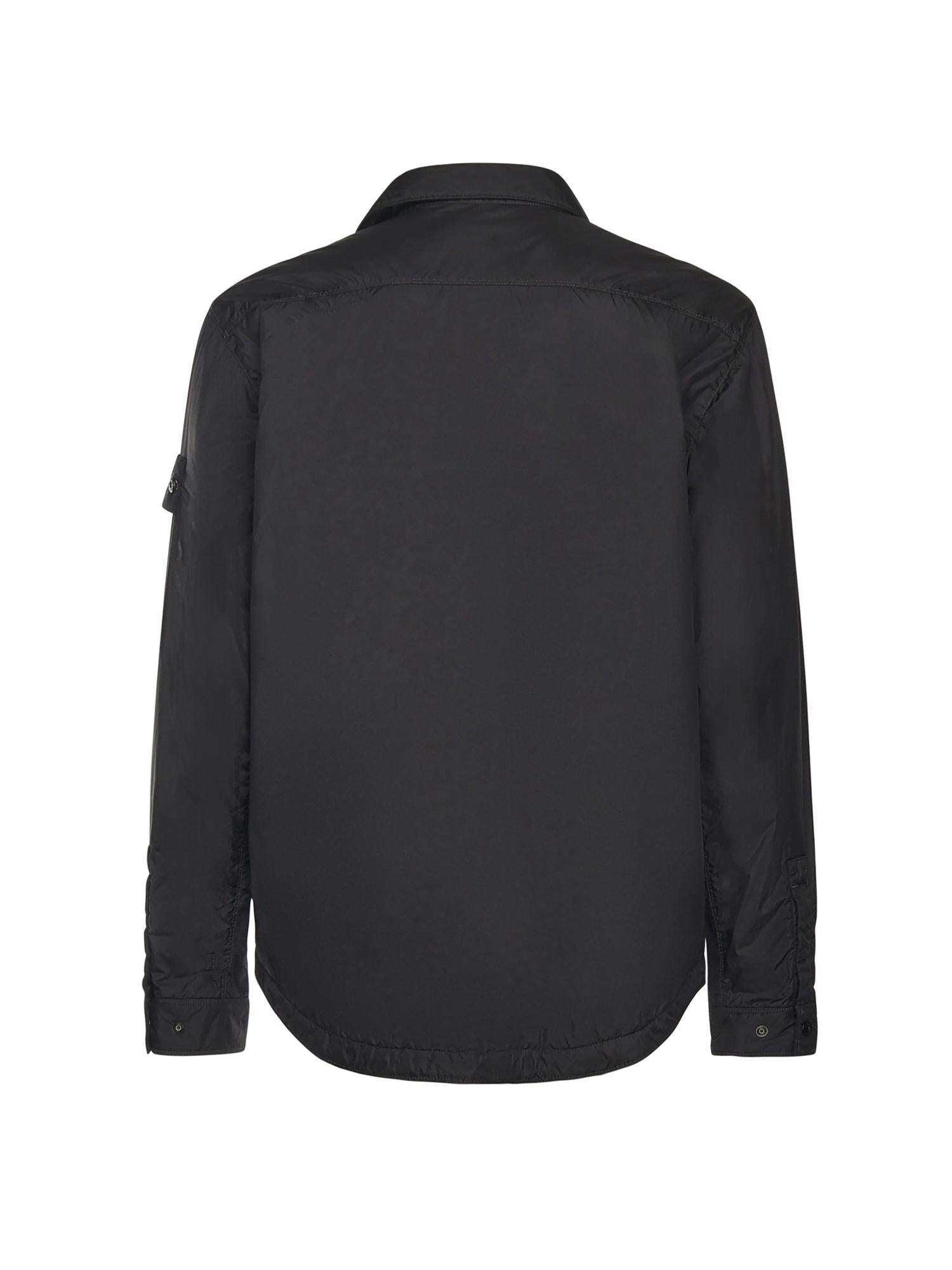 Overshirt in nylon con logo K2S15Q100006 S0A23V0029 STONE ISLAND 