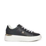 Sneakers in pelle con monogramma<BR/> FW0FW08631 BDS TOMMY HILFIGER 