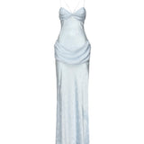 Abito Daisy in seta CD3698 BABYBLUE FOR LOVE & LEMONS 