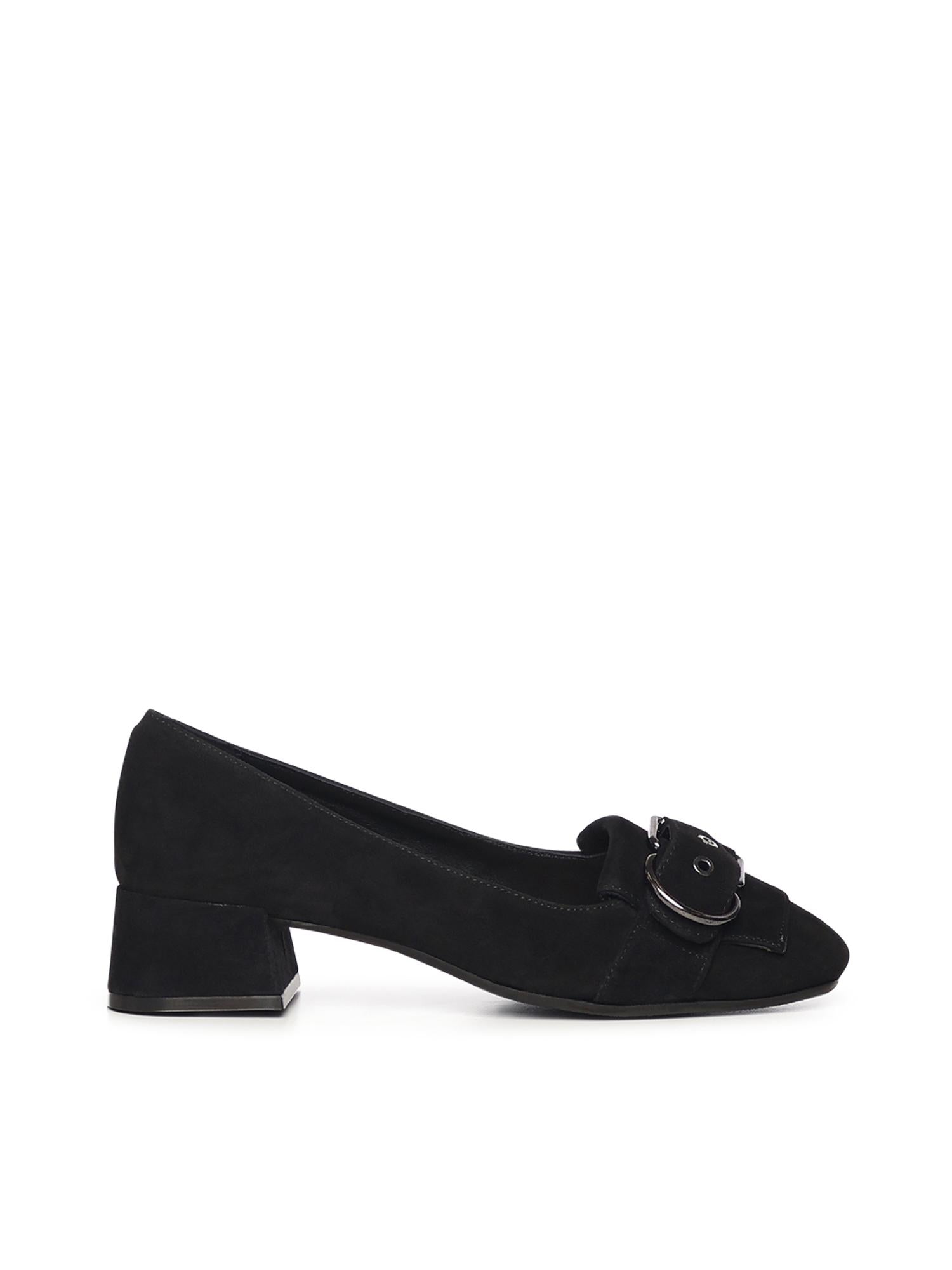 Décolleté Rose Buckle A56158 NERO CARMENS 