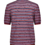 T-Shirt a righe in cotone 811528 V4WU04510 BOTTEGA VENETA 