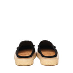 Sabot in suede nera con suola in para SBMR004004 P524600N99 MARNI 