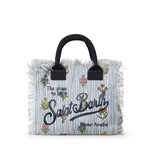 Borsa Colette in canvas con frange COL0001 02587L MC2 SAINT BARTH 