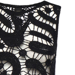 Top smanicato crochet geometrico 106438 A354Z99 PINKO 