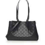Borsa shopping GG Emblem in pelle media 815214 AAFDV1000 GUCCI 