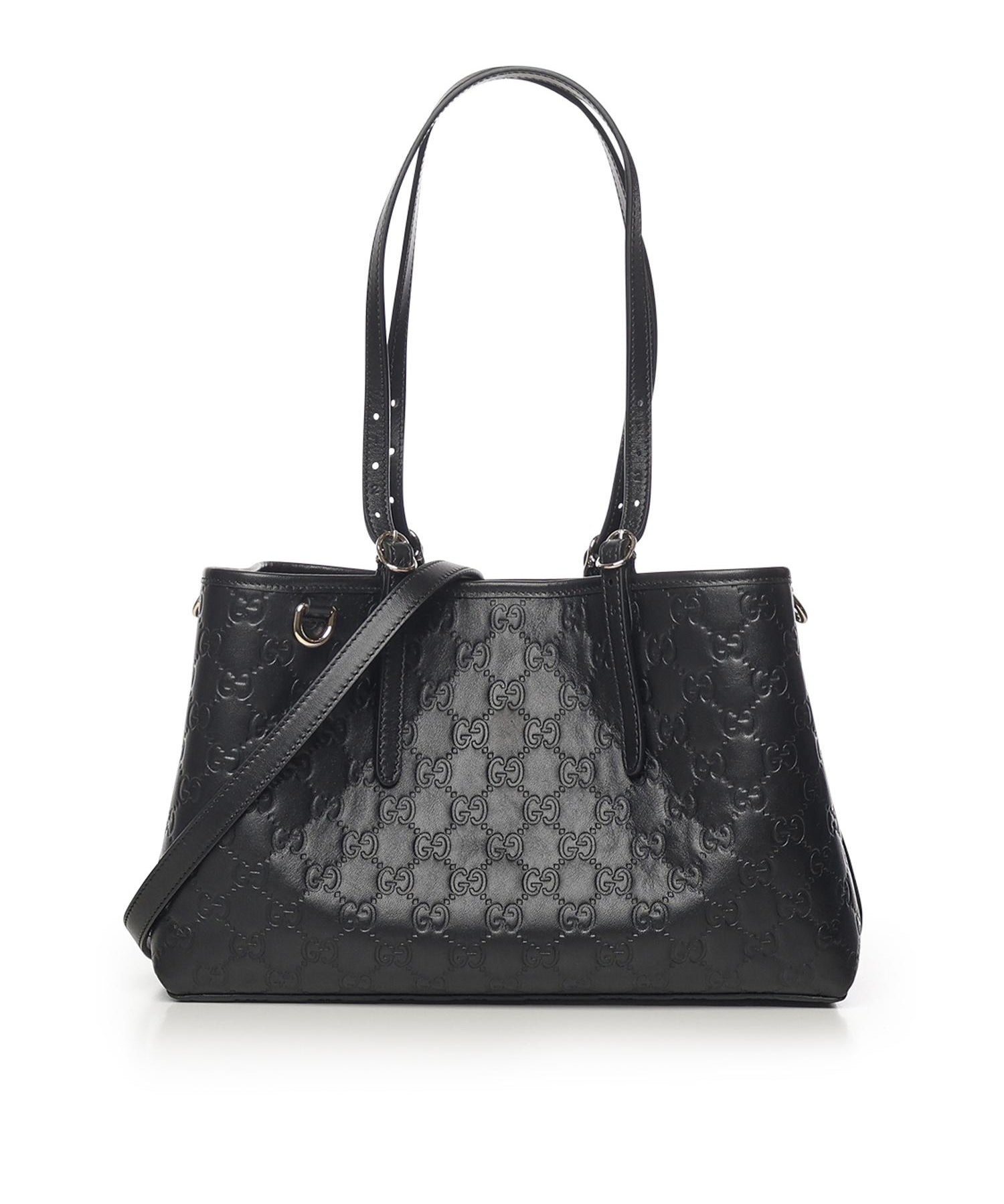 Borsa shopping GG Emblem in pelle media 815214 AAFDV1000 GUCCI 