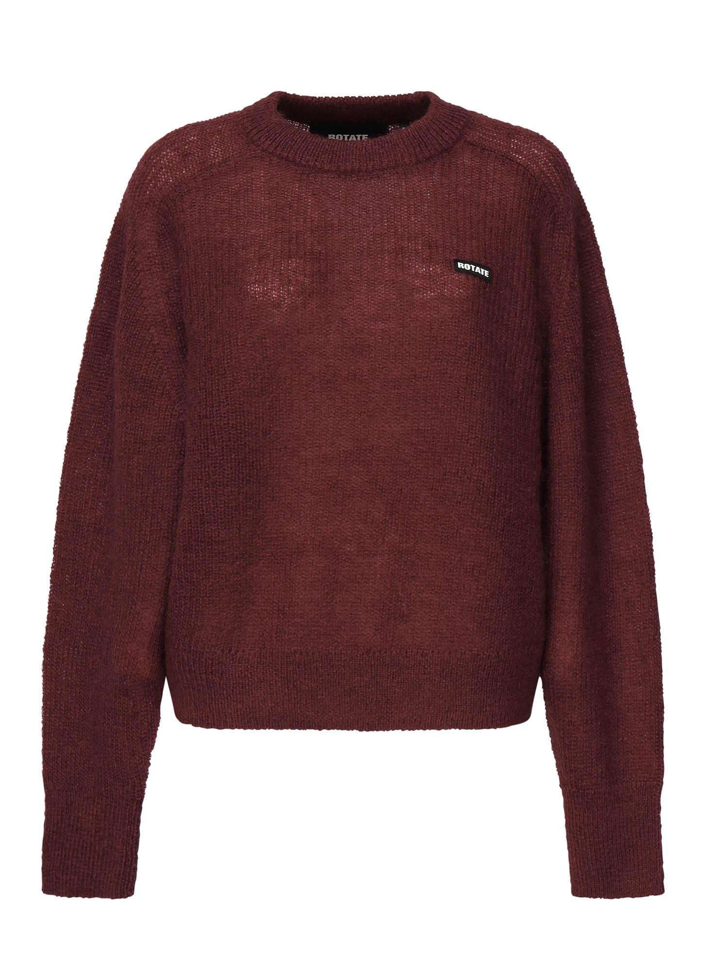 Maglione con logo lettering 114565 2734 ROTATE 