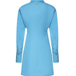 Abito chemisier in viscosa tecnica FDD537 AW9BF1W0L FENDI 