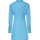 Abito chemisier in viscosa tecnica FDD537 AW9BF1W0L FENDI 