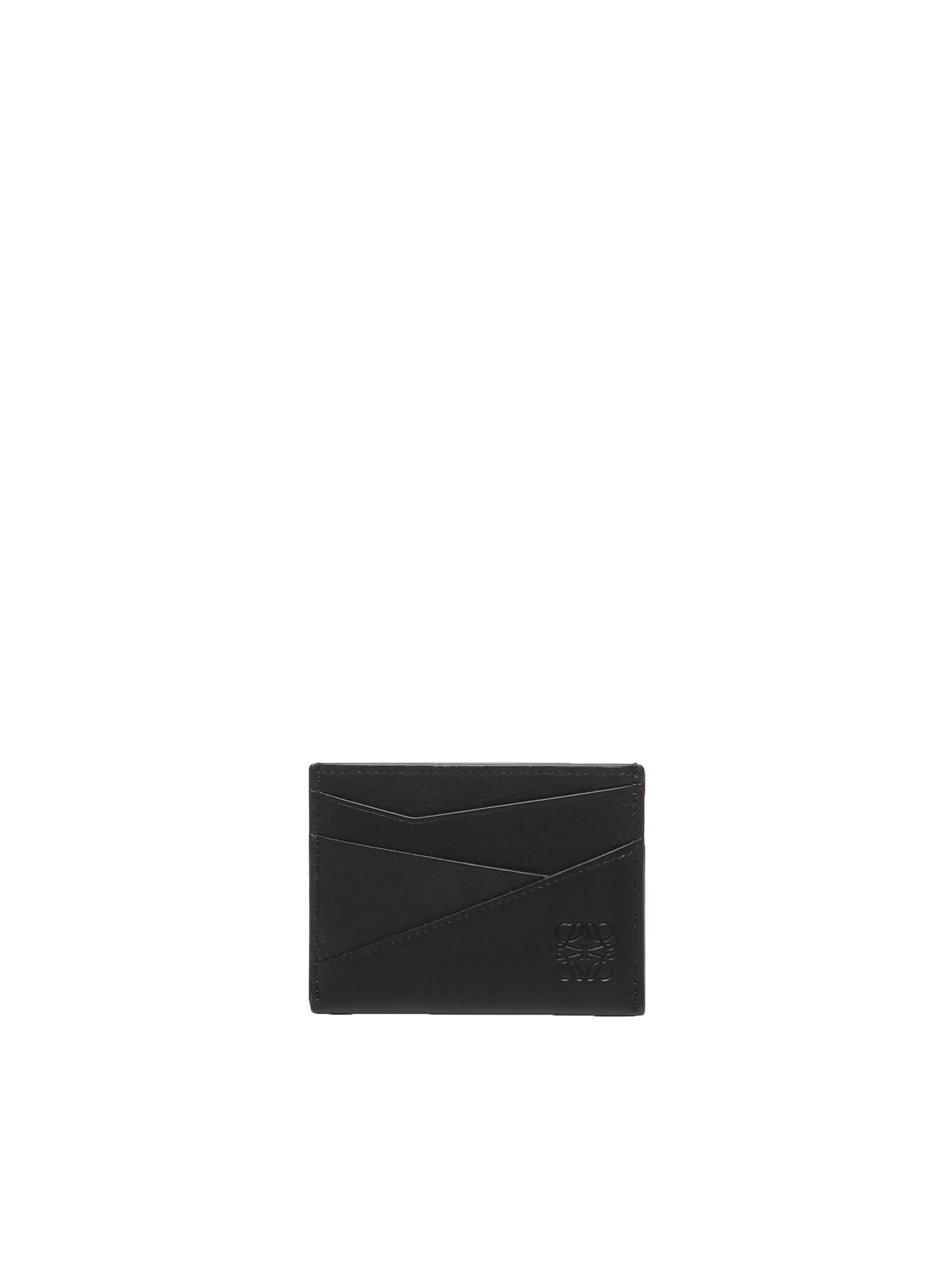 Portacarte Puzzle in pelle di vitello C510Q77X02 1100 LOEWE 