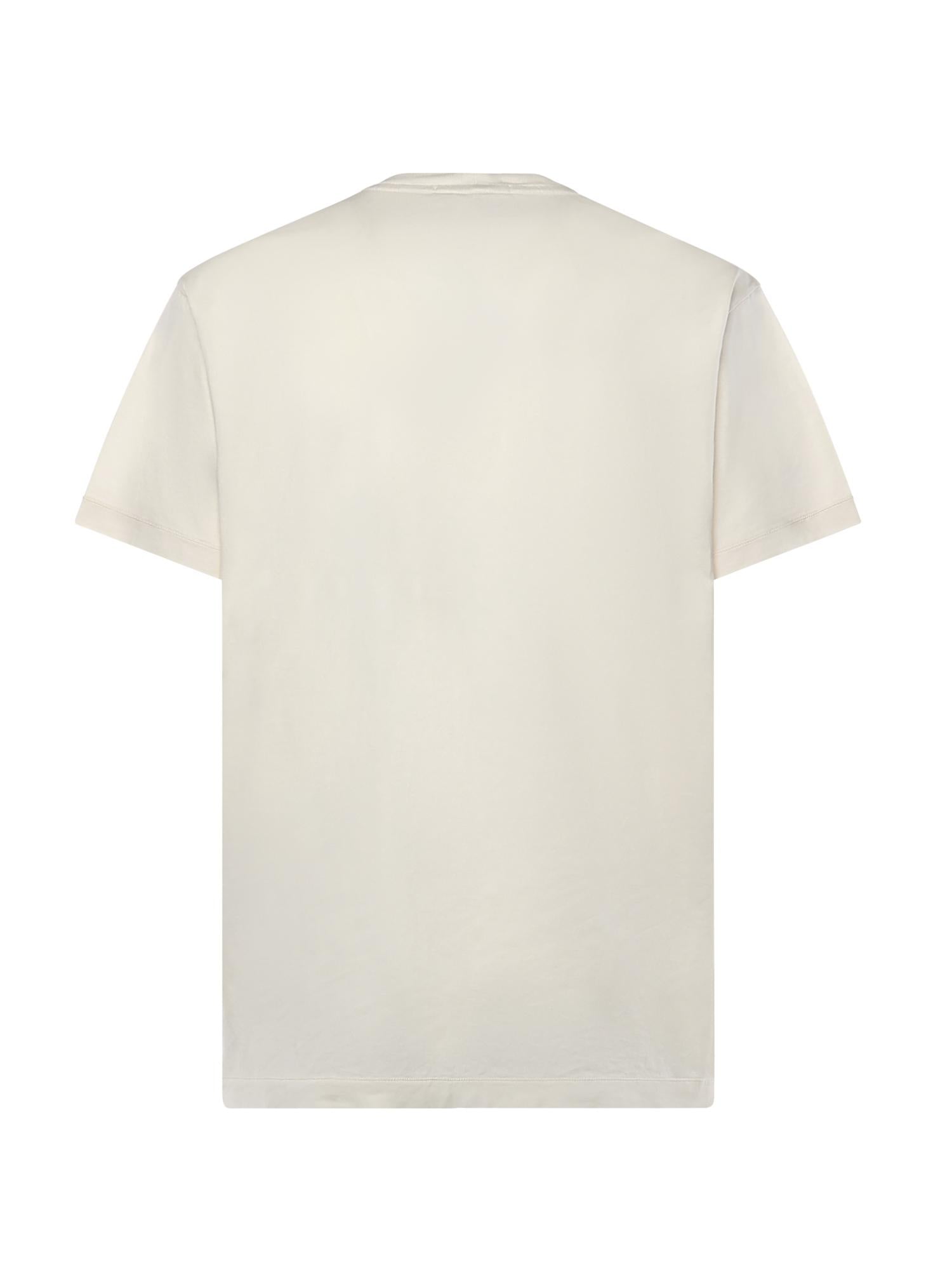 T-shirt con patch Compass in jersey di cotone L1S152100027 S0013V0093 STONE ISLAND 