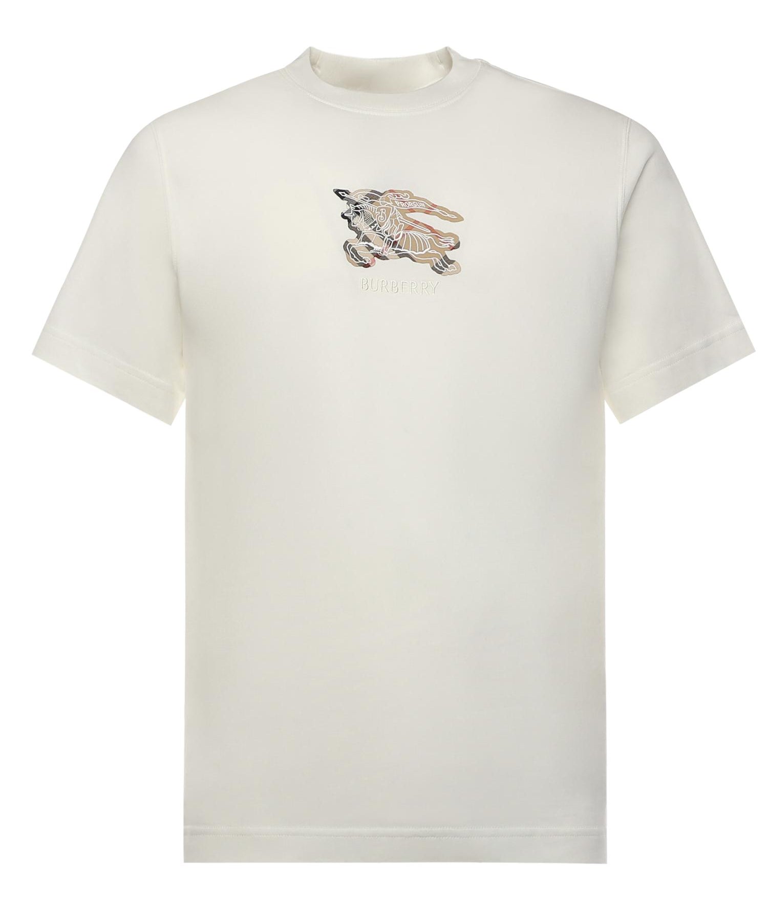 T-shirt in cotone Check 8116170 B7078 BURBERRY 
