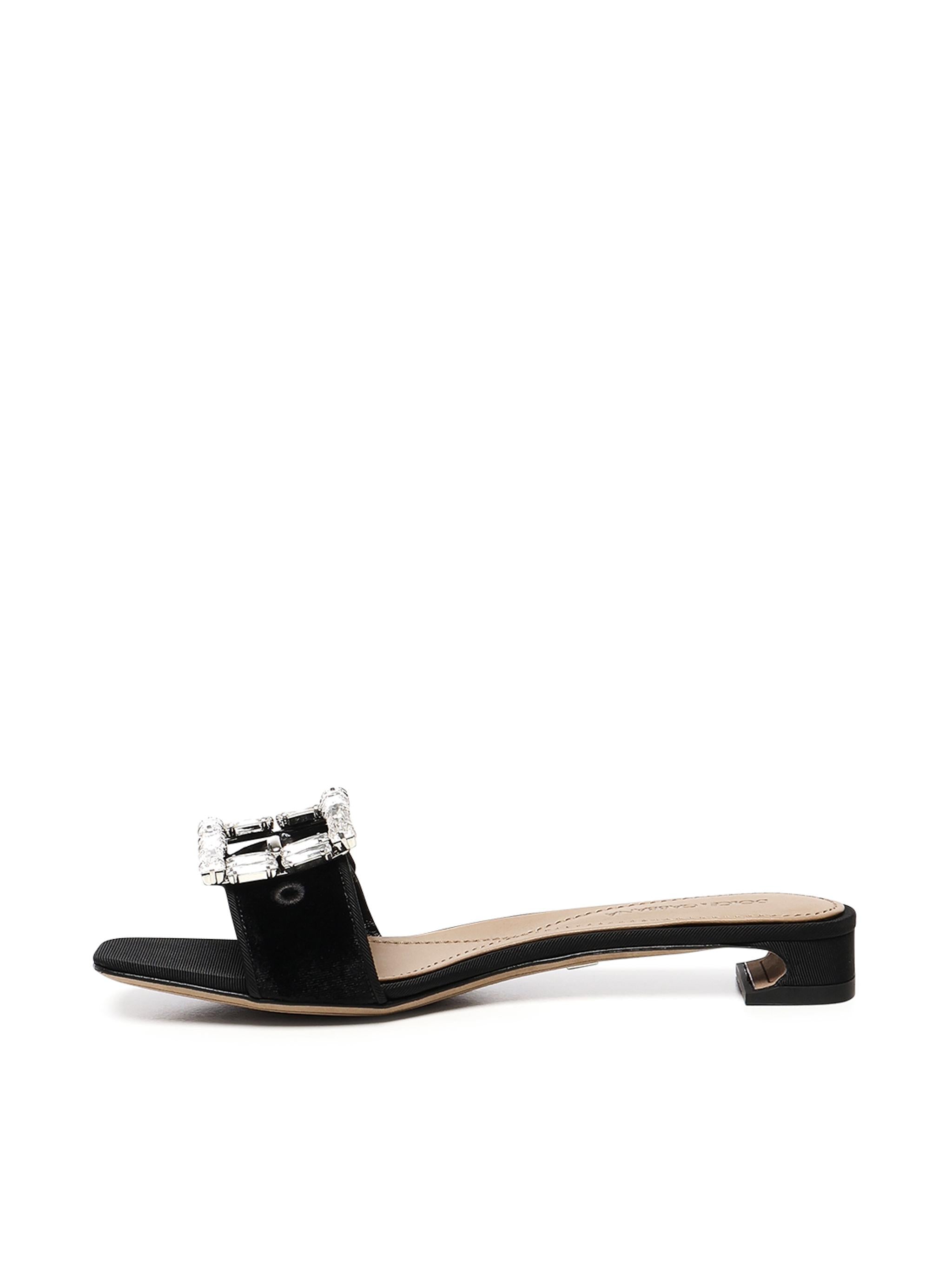Sandali con fibbia gioiello CR1783 A9S2080999 DOLCE & GABBANA 