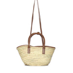 Borsa Le Petit Panier Soli in rafia e pelle BAW00044AC01C04 811 JACQUEMUS 