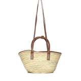 Borsa Le Petit Panier Soli in rafia e pelle BAW00044AC01C04 811 JACQUEMUS 