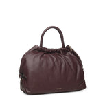 Borsa in pelle con logo BIBP9E701 PRUGNA BIASIA 