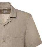 Camicia da bowling in lino M75CAMK09TES0I139 02NN ELEVENTY 