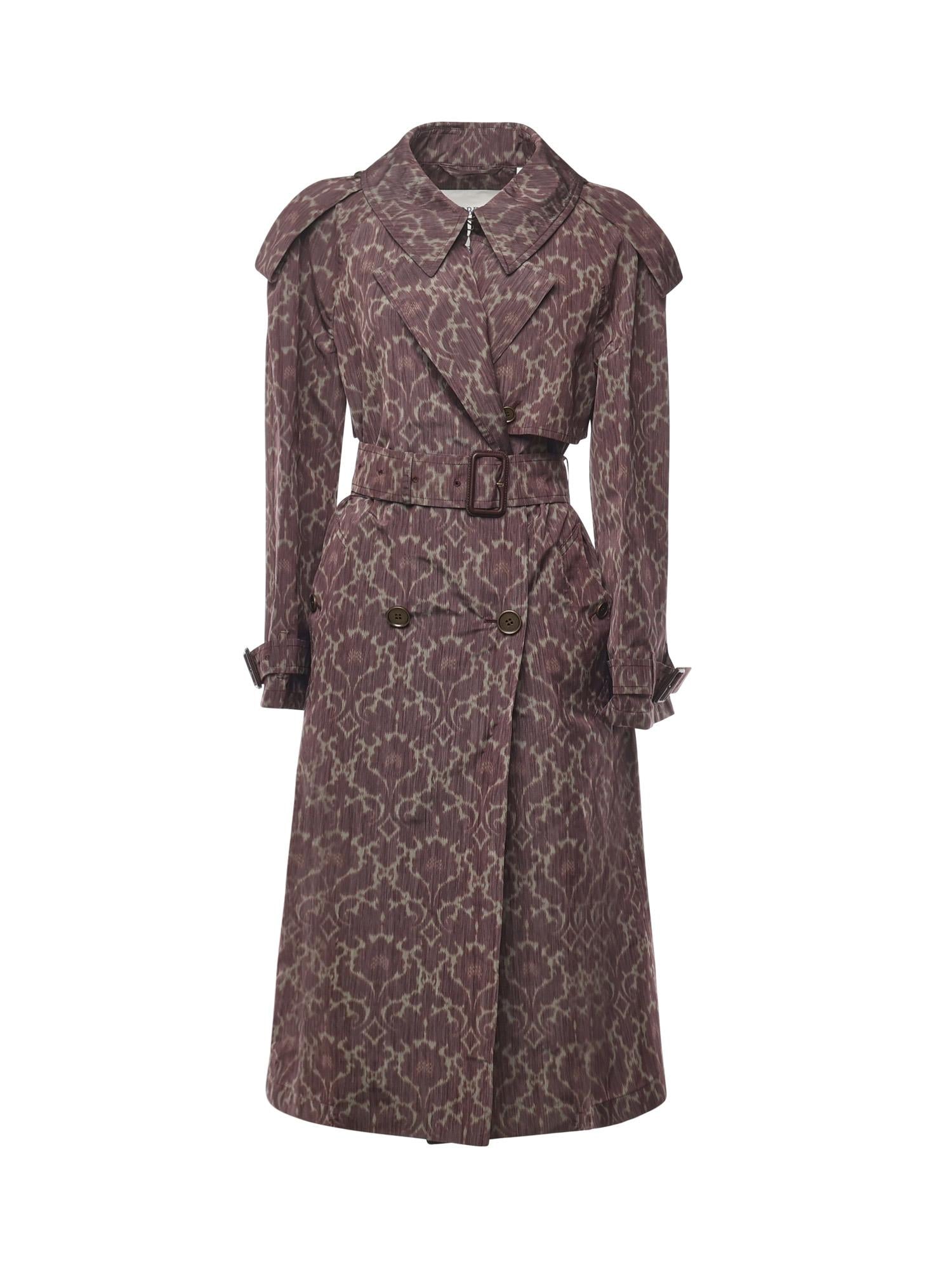 Trench lungo "Fitzrovia" in misto viscosa 8116993 C3518 BURBERRY 
