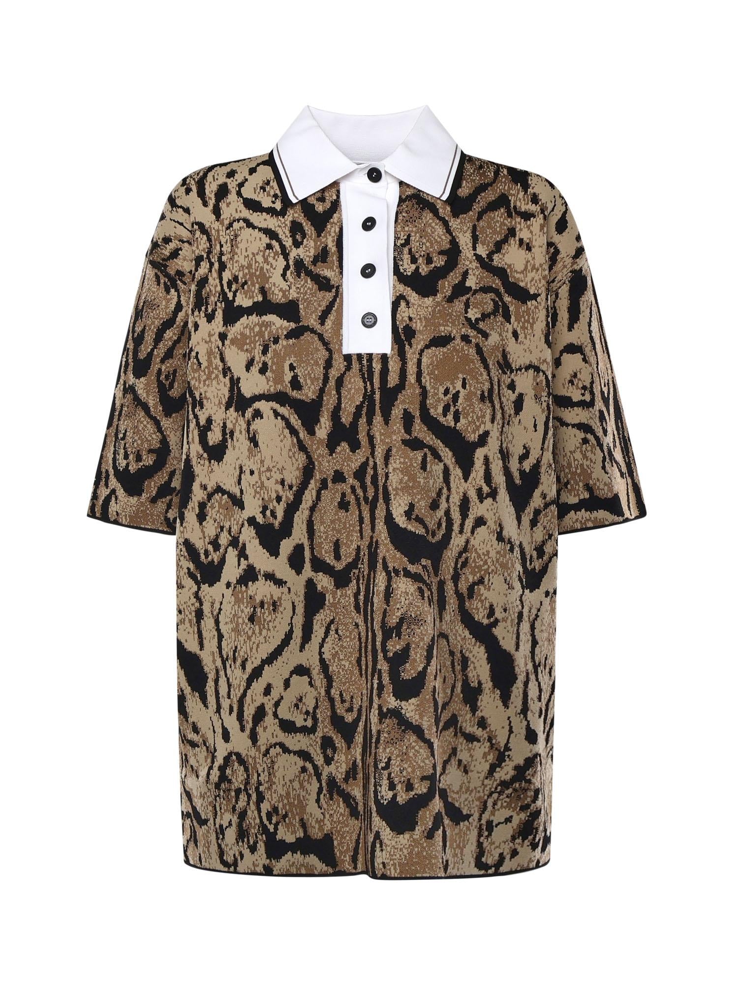 Polo Cloud Leopard 6K1162 3S26178490 STELLA McCARTNEY 