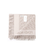 Sciarpa in lana e cashmere FF Jacquard FXT113 AQCWF0QD3 FENDI 