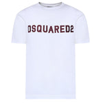 T-shirt in jersey con logo S74GD1527 D20108100 DSQUARED2 