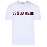 T-shirt in jersey con logo S74GD1527 D20108100 DSQUARED2 